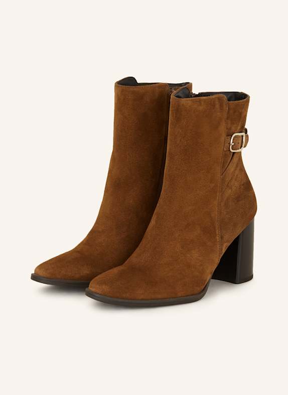 paul green Stiff SUEDE BROWN
