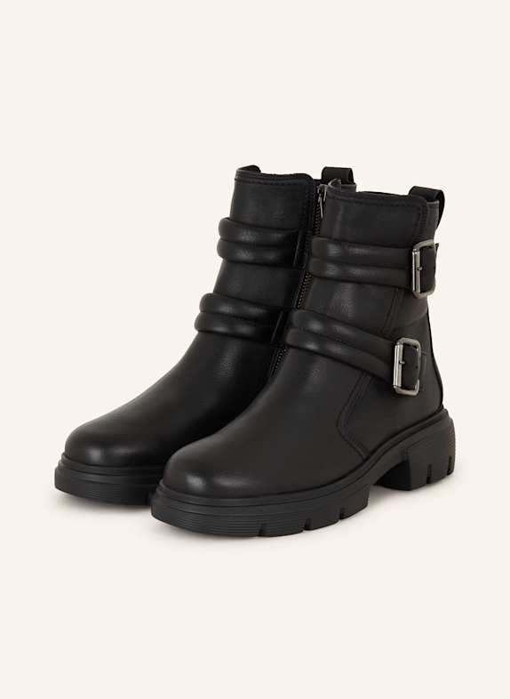 paul green Biker boots BLACK