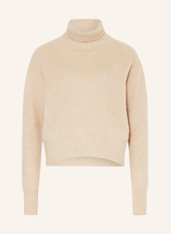 AVANT TOI Turtleneck sweater in cashmere LIGHT BROWN