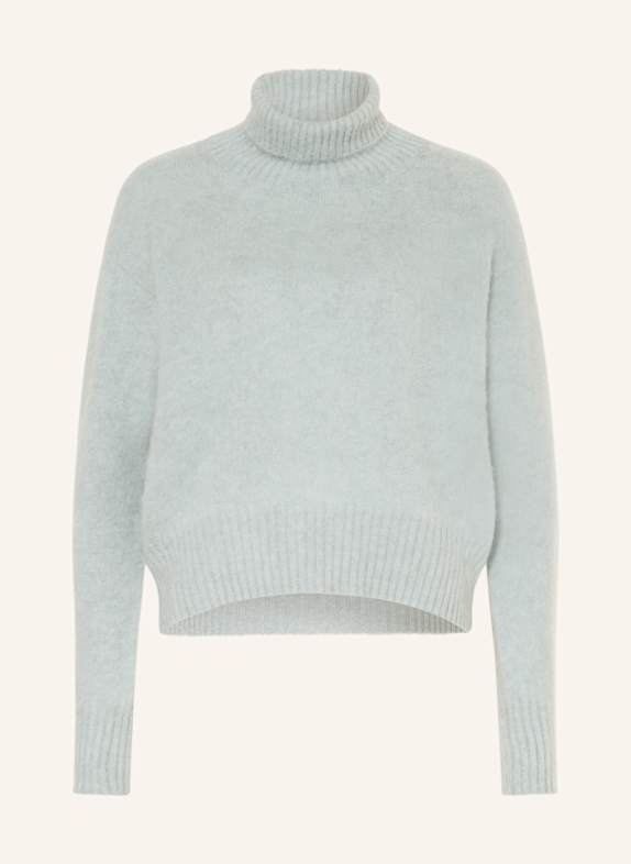 AVANT TOI Turtleneck sweater in cashmere LIGHT BLUE