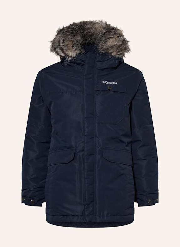 Columbia Parka NORDIC STRIDER™ II s odnímatelnou umělou kožešinou TMAVĚ MODRÁ