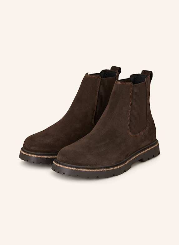 BIRKENSTOCK Chelsea boots HIGHWOOD SLIP ON DARK BROWN