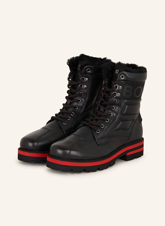 BOGNER Schnürboots COURCHEVEL SCHWARZ/ ROT