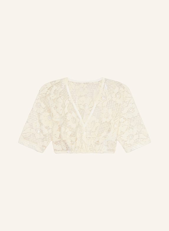 SPORTALM Dirndlbluse mit Spitze CREME