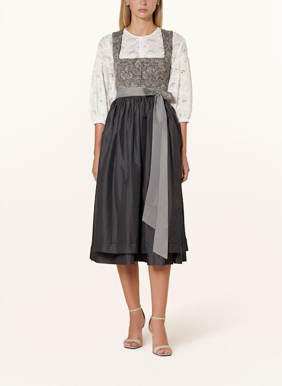 SPORTALM dirndl GRIS FONCÉ / GRIS / GRIS CLAIR