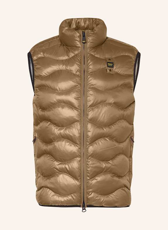 Blauer Quilted vest BROWN