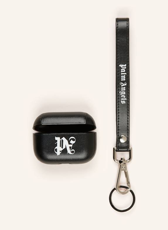 Palm Angels AirPods case BLACK/ WHITE
