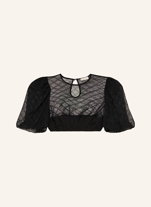 KRÜGER Dirndlbluse HAZEL SCHWARZ