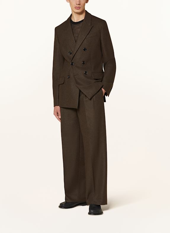 AMI PARIS Veste extra slim fit MARRON FONCÉ