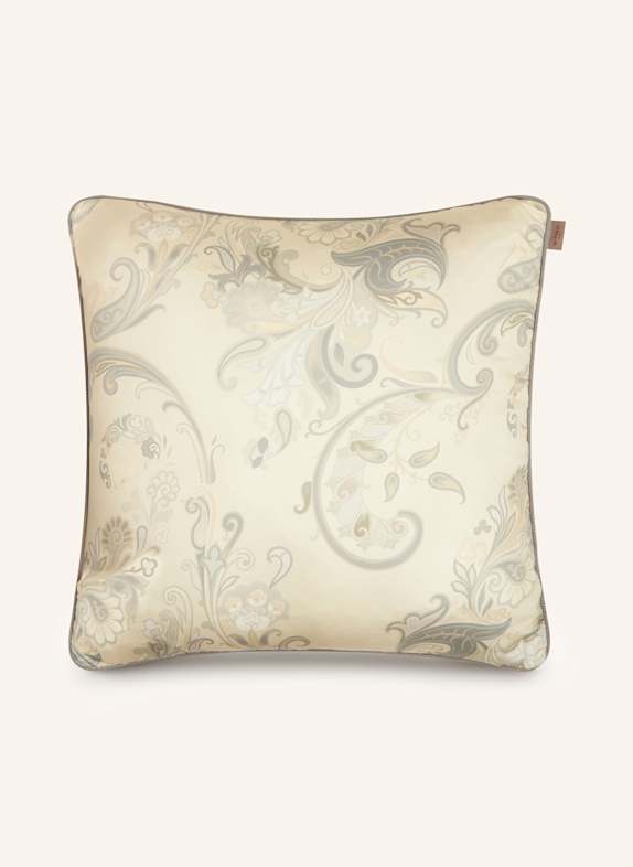 ETRO Home Dekokissen aus Satin KHAKI/ HELLGRÜN