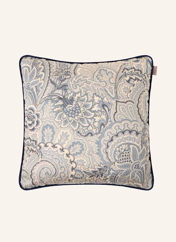 ETRO Home Satin decorative cushions BLUE/ KHAKI