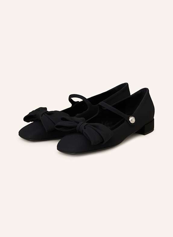 VALENTINO GARAVANI Mary-Jane-Ballerinas BOWJANE SCHWARZ
