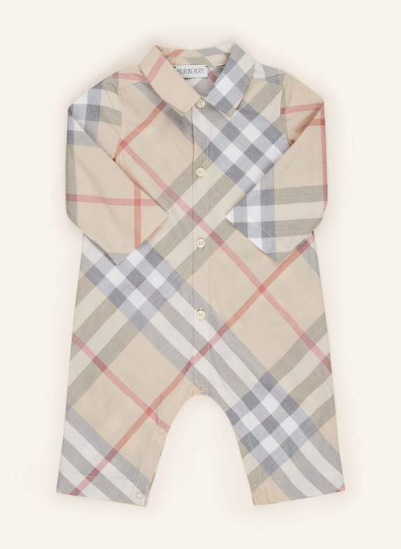 BURBERRY Śpiochy BIAŁY/ SZARY/ CZERWONY