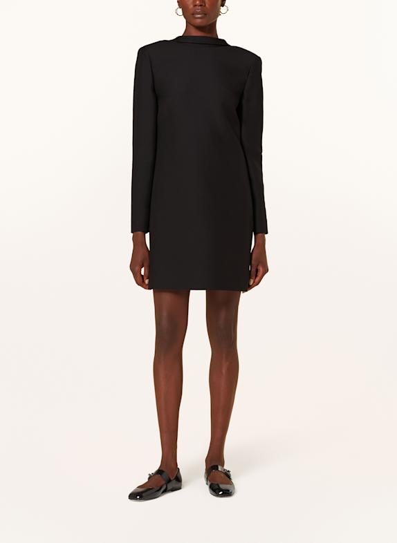 VALENTINO Cocktailkleid mit Seide SCHWARZ