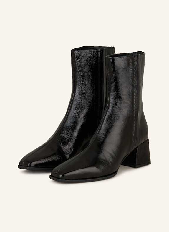 UNISA Lack-Stiefeletten LUCAS SCHWARZ