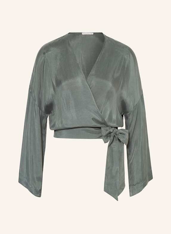 MANDALA Wrap blouse TEAL