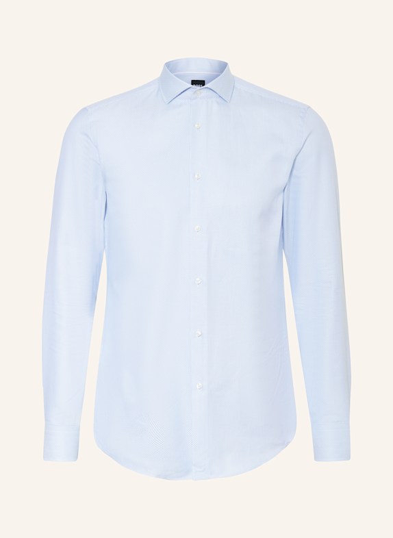 BOSS Koszula HANK slim fit JASNONIEBIESKI/ BIAŁY