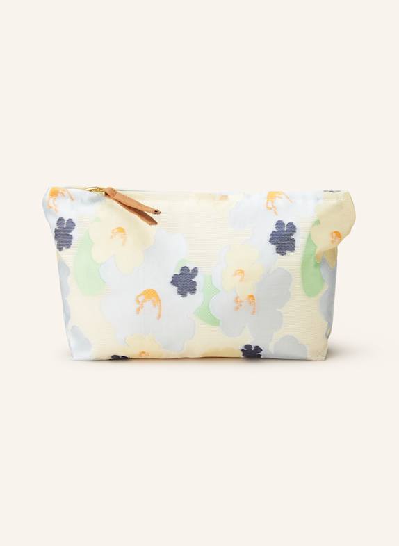 DAGNY Kosmetiktasche CREME/ HELLBLAU/ GRÜN