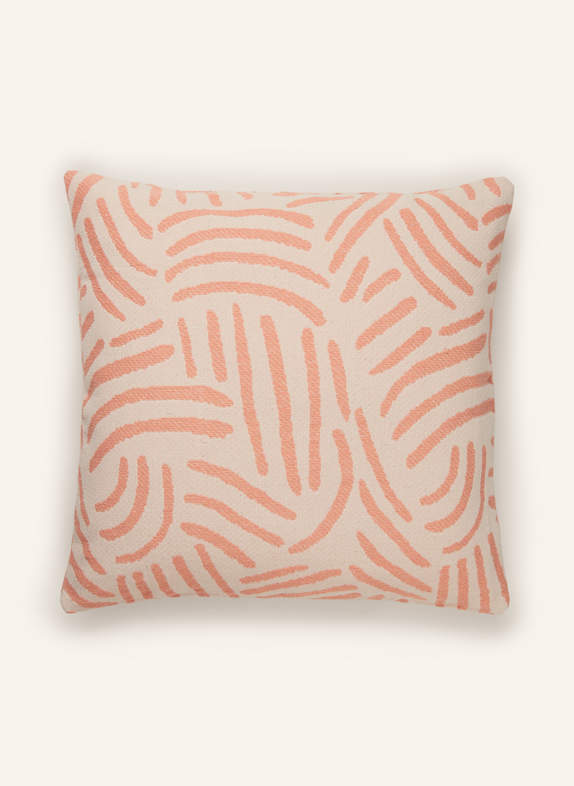 DAGNY Decorative cushion cover ORANGE/ CREAM