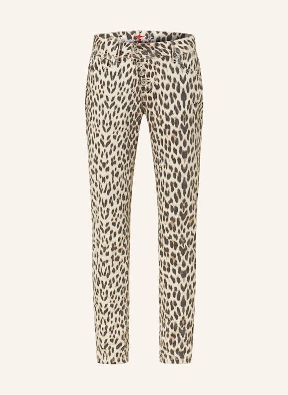 Buena Vista Skinny Jeans MALIBU HELLGELB/ SCHWARZ/ BRAUN