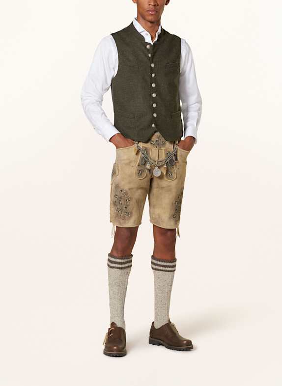Grasegger Traditionele vest VOITL KAKI