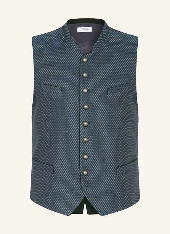 Grasegger stussy checker work shirt 1110066 blue mple DARK BLUE/ TEAL