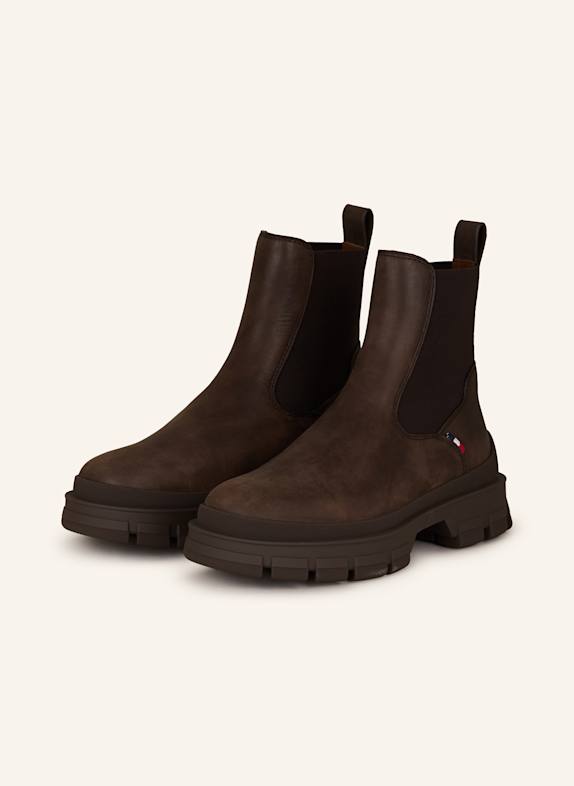 MONCLER Chelsea-Boots HEVEA DUNKELBRAUN