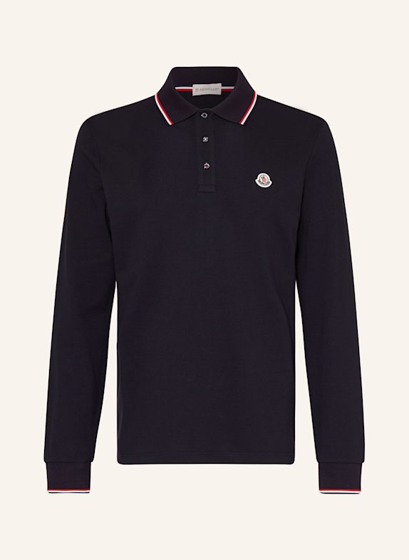 MONCLER Piqué-Poloshirt DUNKELBLAU
