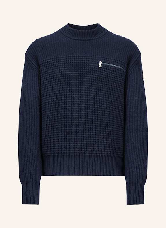 MONCLER Sweter GRANATOWY