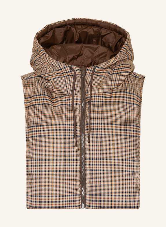 MAX & Co. Shirt dress ZEPPA LIGHT BROWN/ BROWN/ BLACK