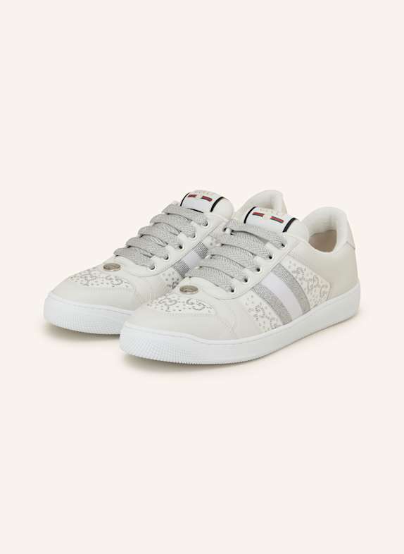 GUCCI Sneaker mit Schmucksteinen 9096 G.W-G.W/G.W/WH/SI-G/
