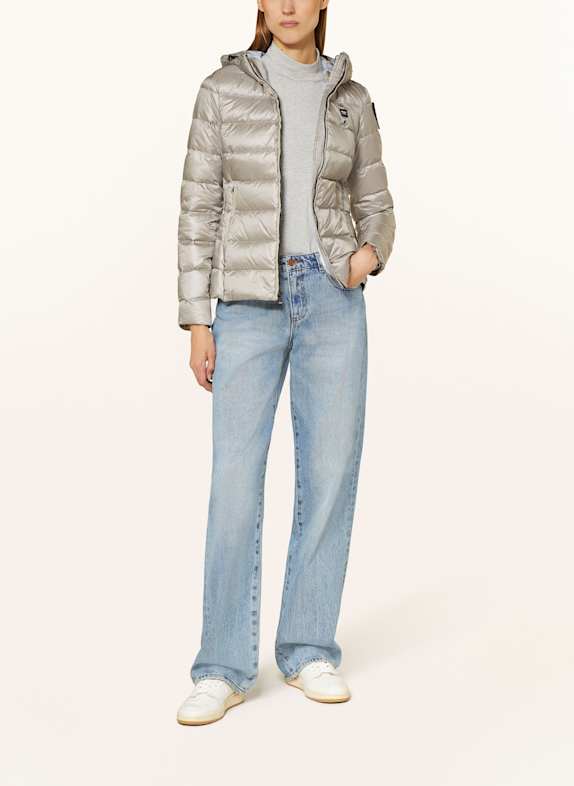 Blauer Short et t-shirt Domyos LIGHT GRAY