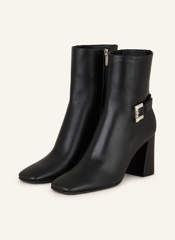 sergio rossi Stiefeletten mit Schmucksteinen SCHWARZ