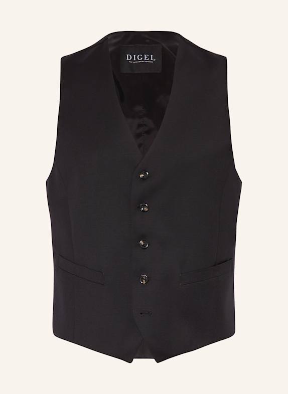 DIGEL Anzugweste DAN Regular Fit 10 SCHWARZ