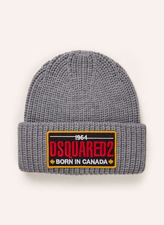 DSQUARED2 Čepice ŠEDÁ