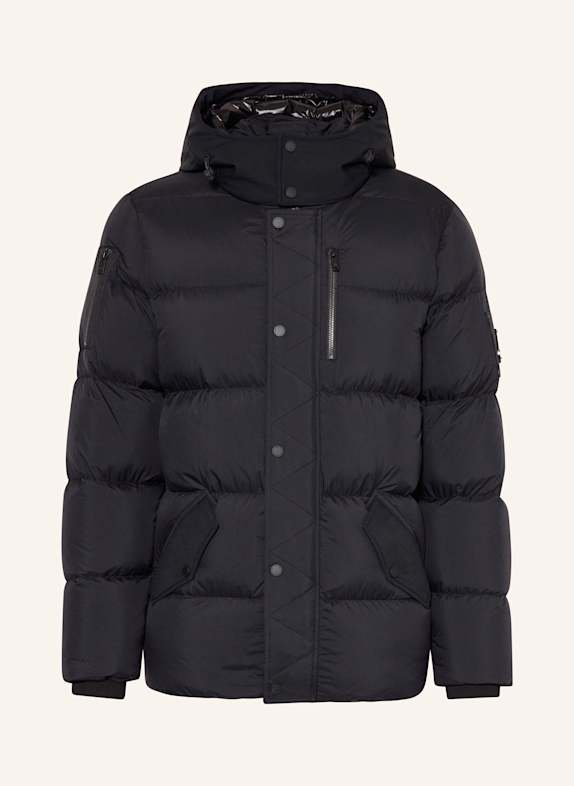 MOOSE KNUCKLES Daunenjacke EVEREST 3Q mit abnehmbarer Kapuze SCHWARZ