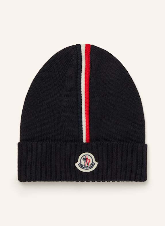 MONCLER enfant Mütze DUNKELBLAU