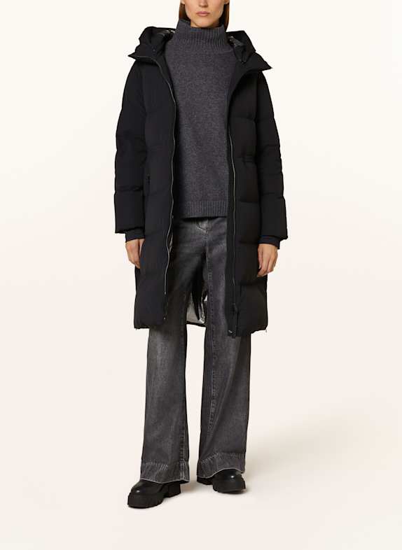 WOOLRICH Parka MATT ČERNÁ
