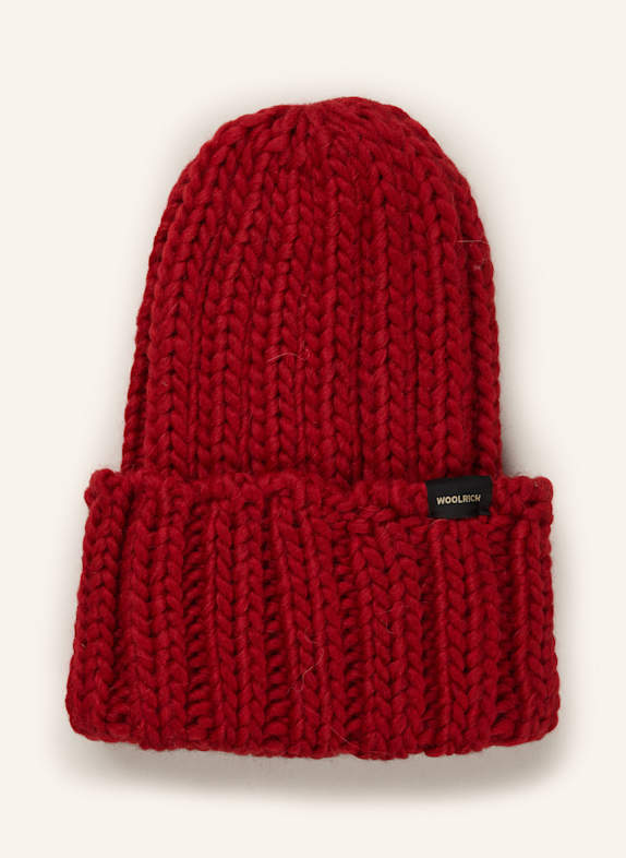 WOOLRICH Beanie RED
