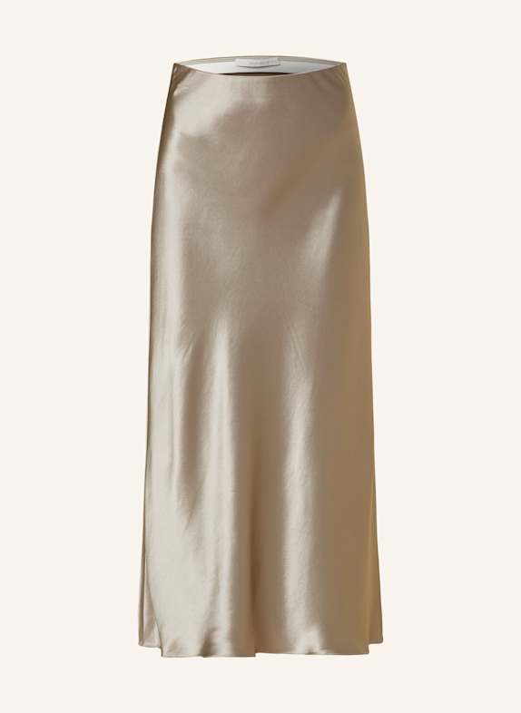 HERZEN'S ANGELEGENHEIT Satin skirt TAUPE