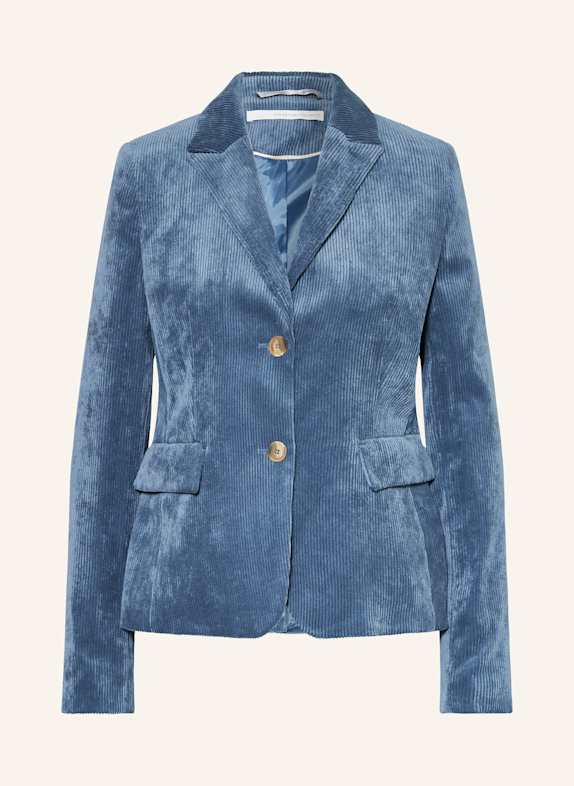 HERZEN'S ANGELEGENHEIT Corduroy blazer BLUE GRAY