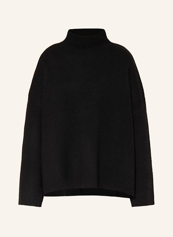 HERZEN'S ANGELEGENHEIT Oversized-Pullover SCHWARZ