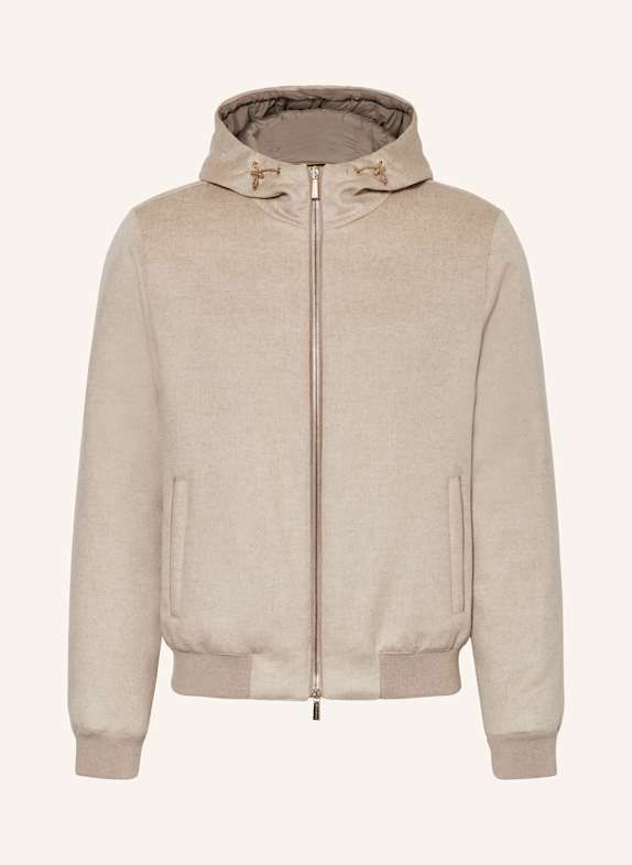 MOORER Daunenjacke aus Cashmere BEIGE
