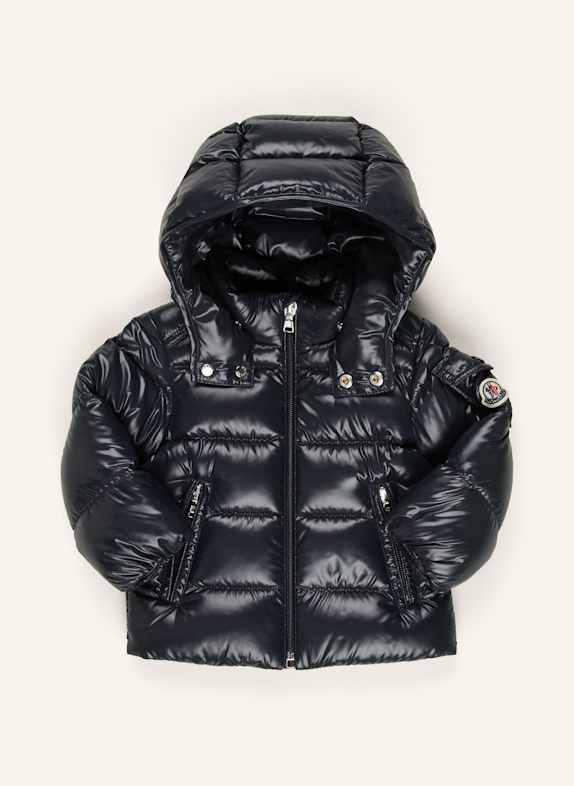 MONCLER enfant Daunenjacke MAYA mit abnehmbarer Kapuze DUNKELBLAU