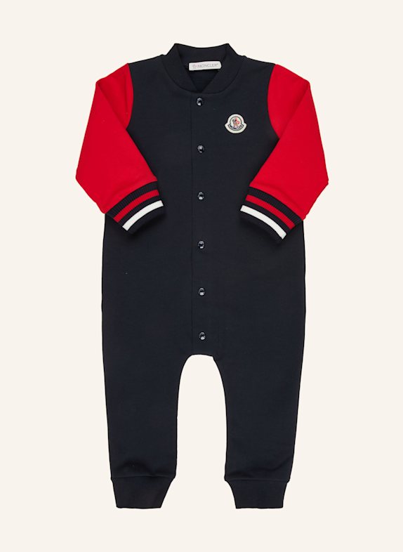 MONCLER enfant Strampler DUNKELBLAU/ ROT