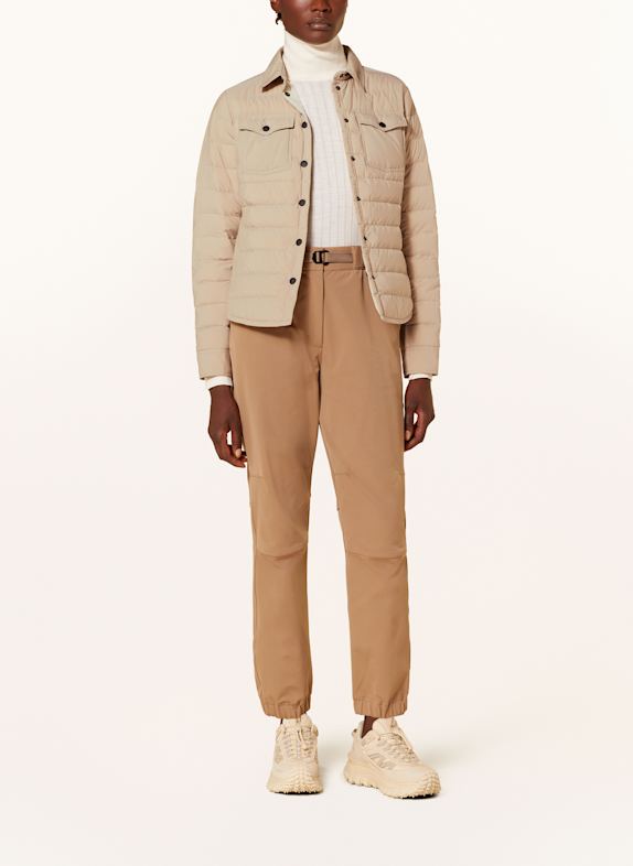 MONCLER GRENOBLE Doudoune ROZES MARRON CLAIR