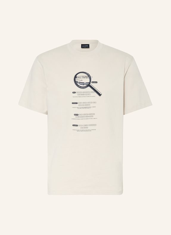 DAILY PAPER T-shirt SEARCH LIGHT BROWN/ BLACK