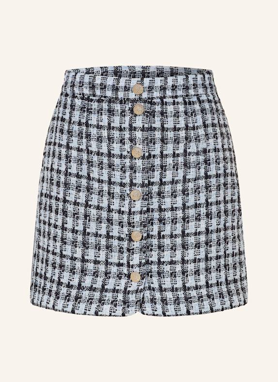 Y.A.S. Tweed skirt DARK BLUE/ LIGHT BLUE/ WHITE
