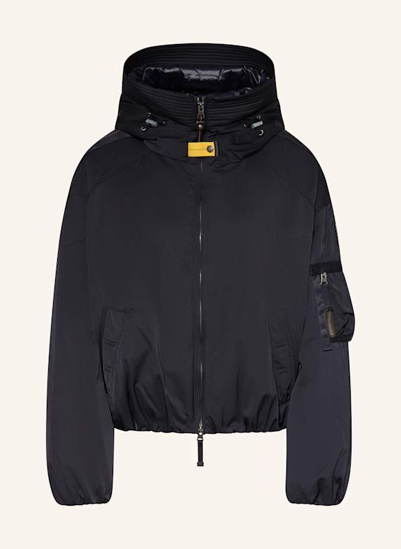 PARAJUMPERS Cropped down jacket NAADZ DARK GRAY