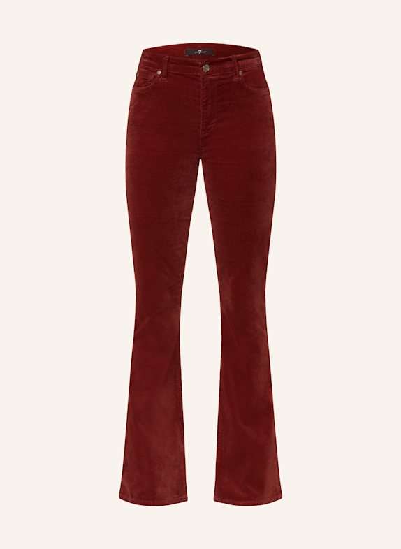7 for all mankind Bootcut Jeans ALI DUNKELROT